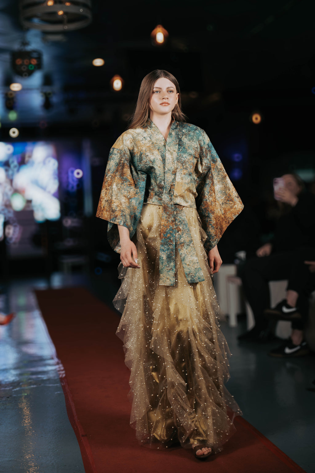 Oxidized Earth Kimono Wrap Jacket