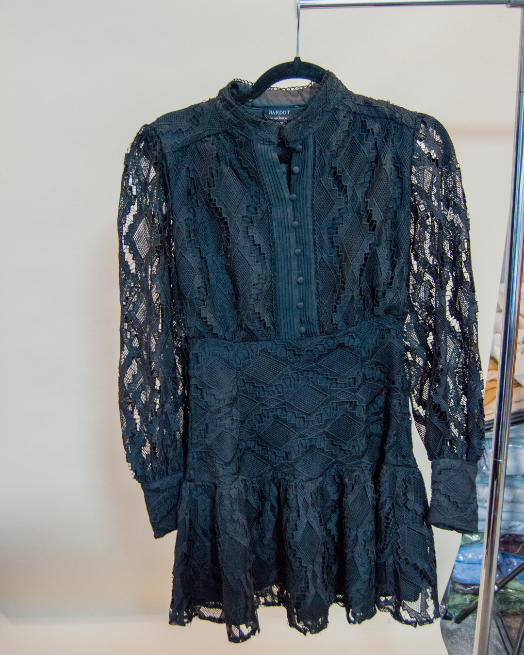 Find #9 Bardot Lace Dress