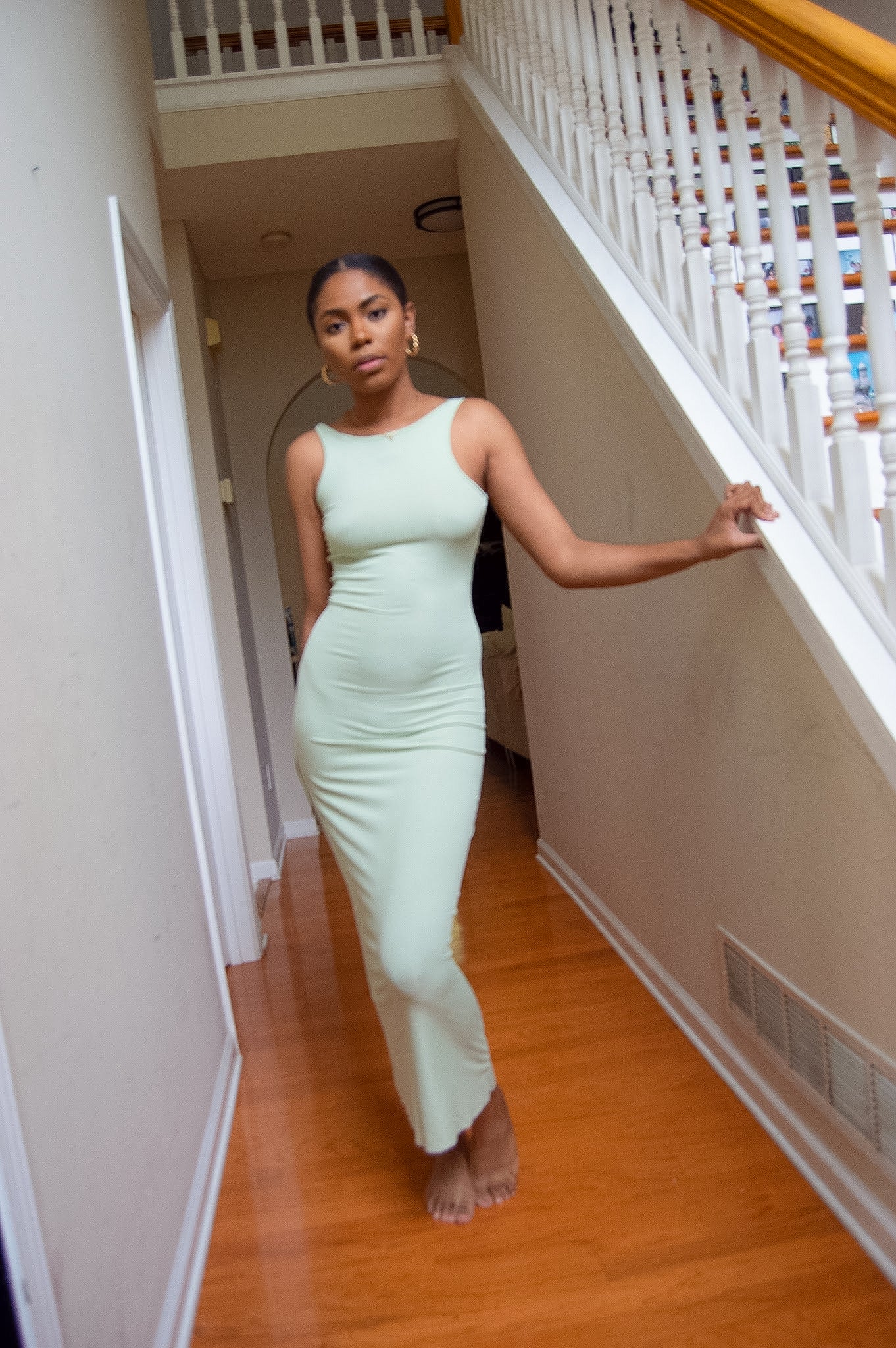 Scoop Back Maxi Dress