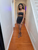 Strapless Cross Mini Set