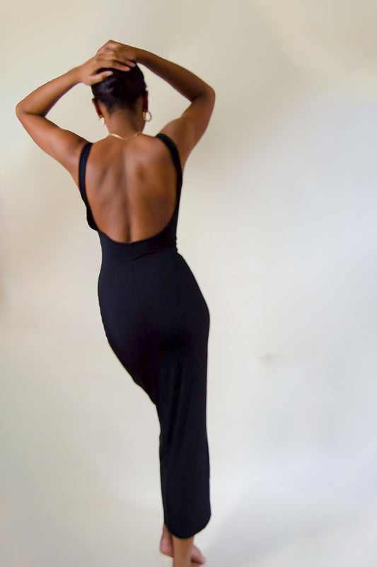 Scoop Back Maxi Dress