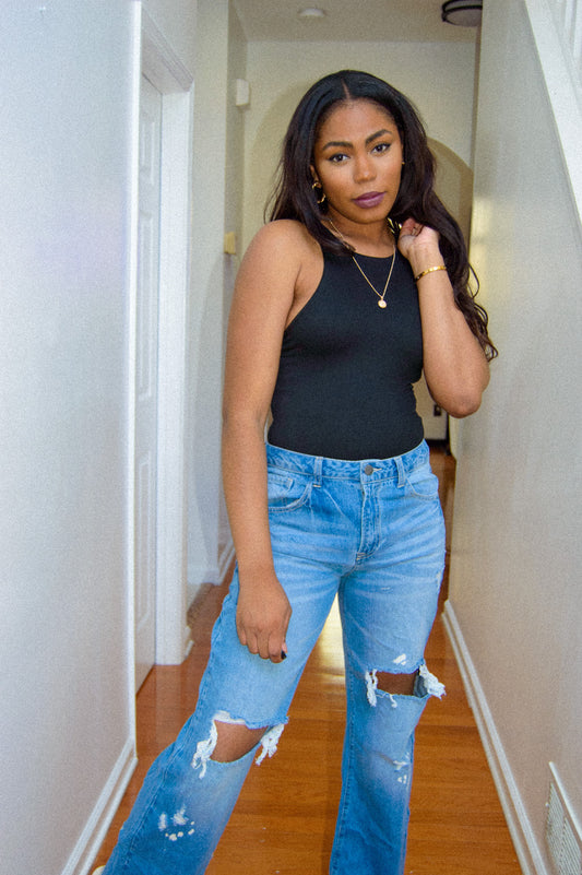 High Neck Bodysuit