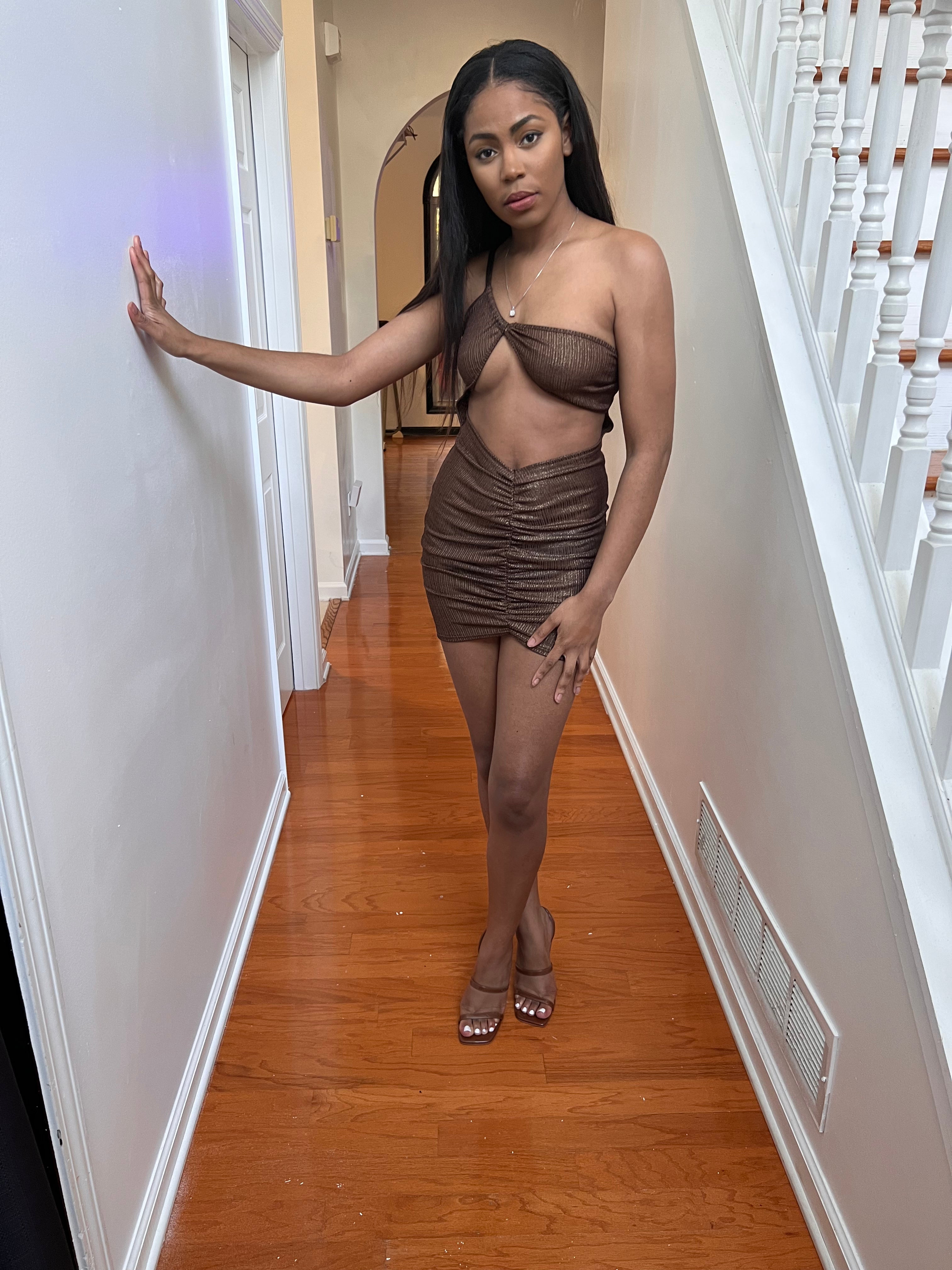 Bronzed Goddess Dress – Loft 94